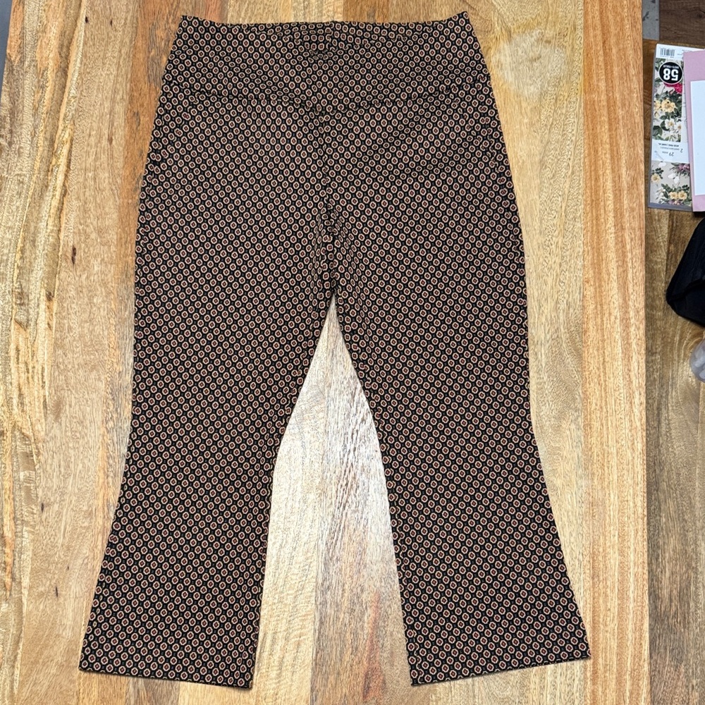 CAbi Multicolor Geometric Pattern Pants - image 1